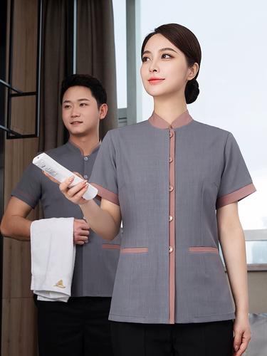 保洁工作服短袖定制哪家强？酒店家政都抢着穿的神仙工装被我挖到了！